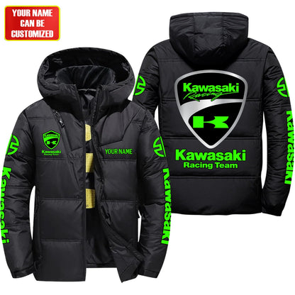 Personalized KW Racing Team Puffer Thermal Jacket With Hood