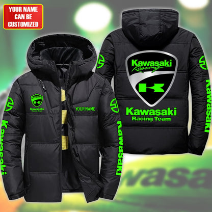Personalized KW Racing Team Puffer Thermal Jacket With Hood