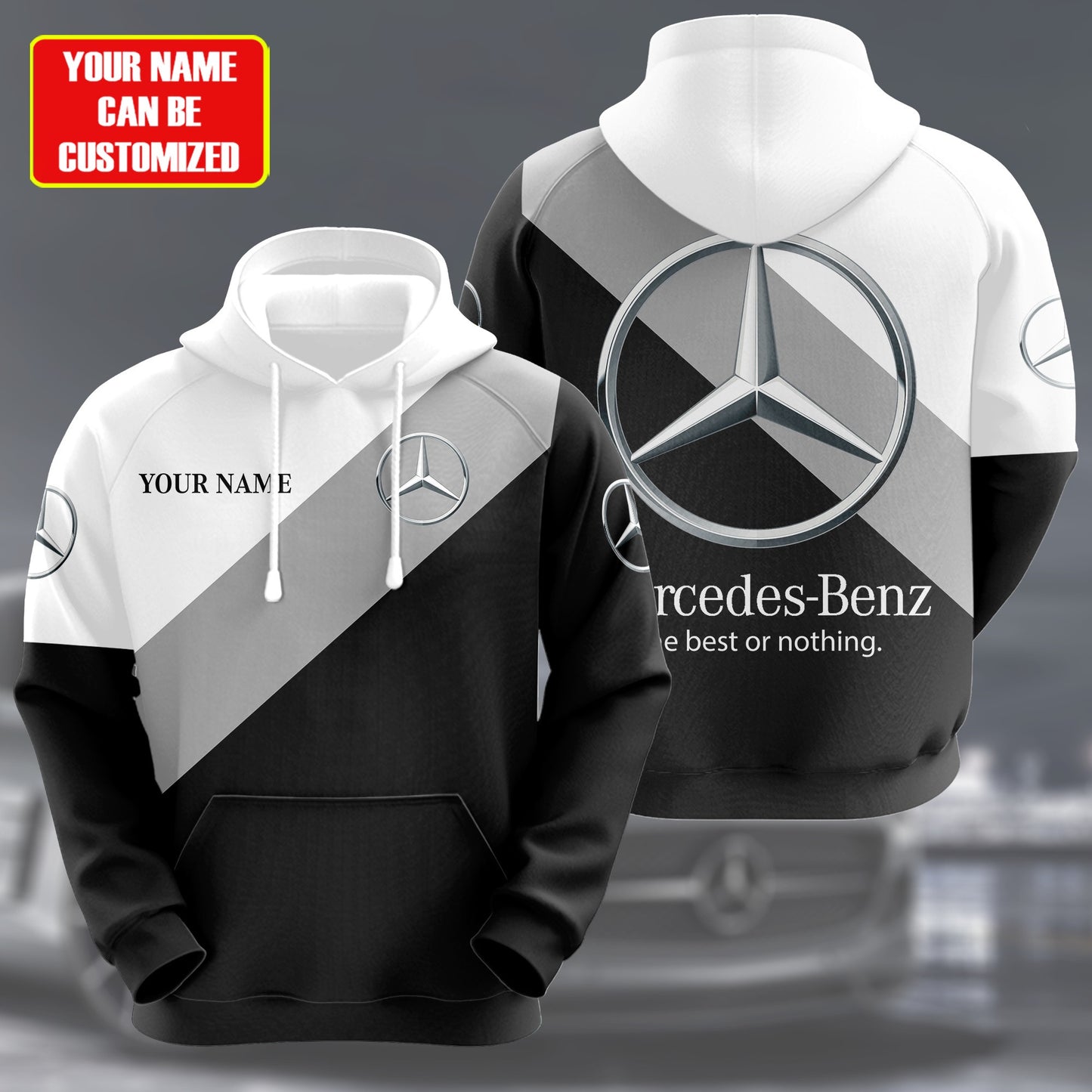 Personalized Merc All over Printed Hoodie and Sweatpants set