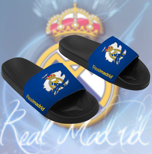 Real Madrid Tear Custom Leather Sandals