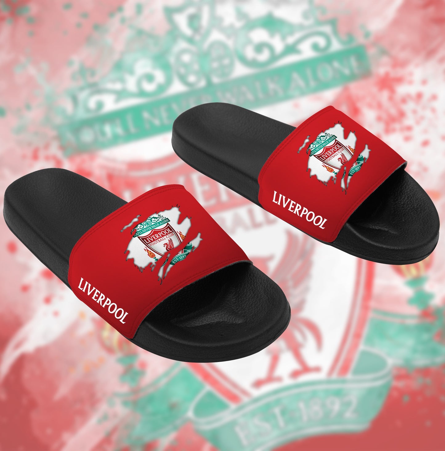 Liverpool Tear Custom Leather Sandals
