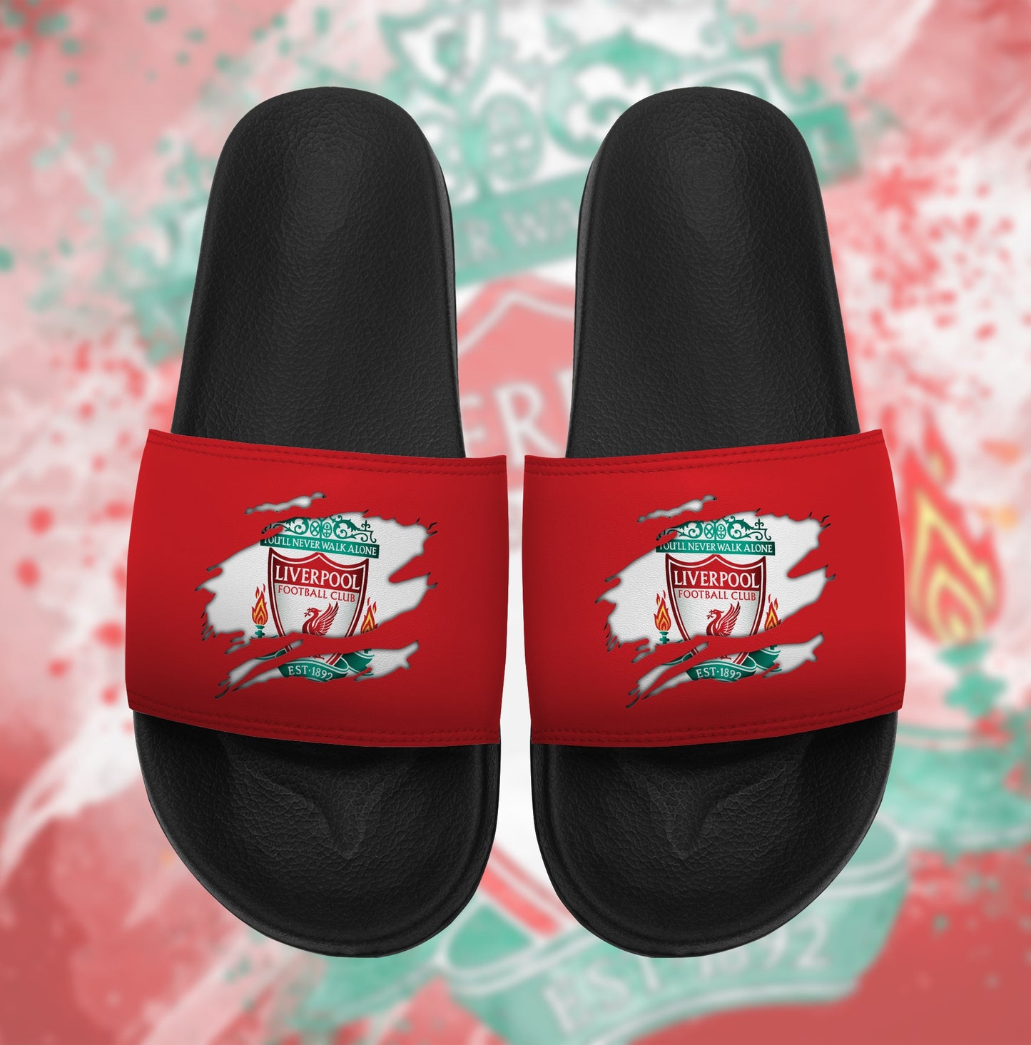 Liverpool Tear Custom Leather Sandals