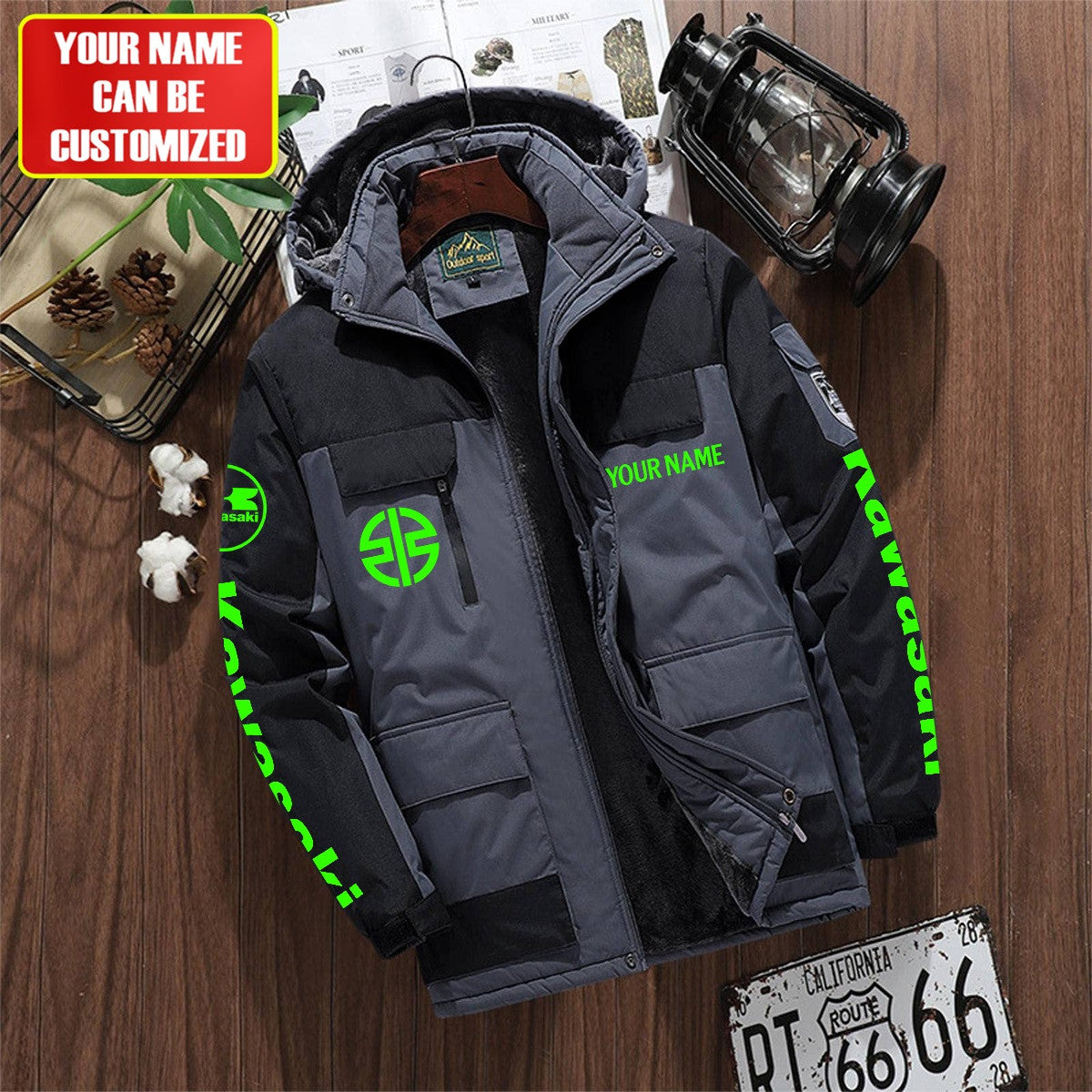 Personalized KW Parka Winter Jacket V2