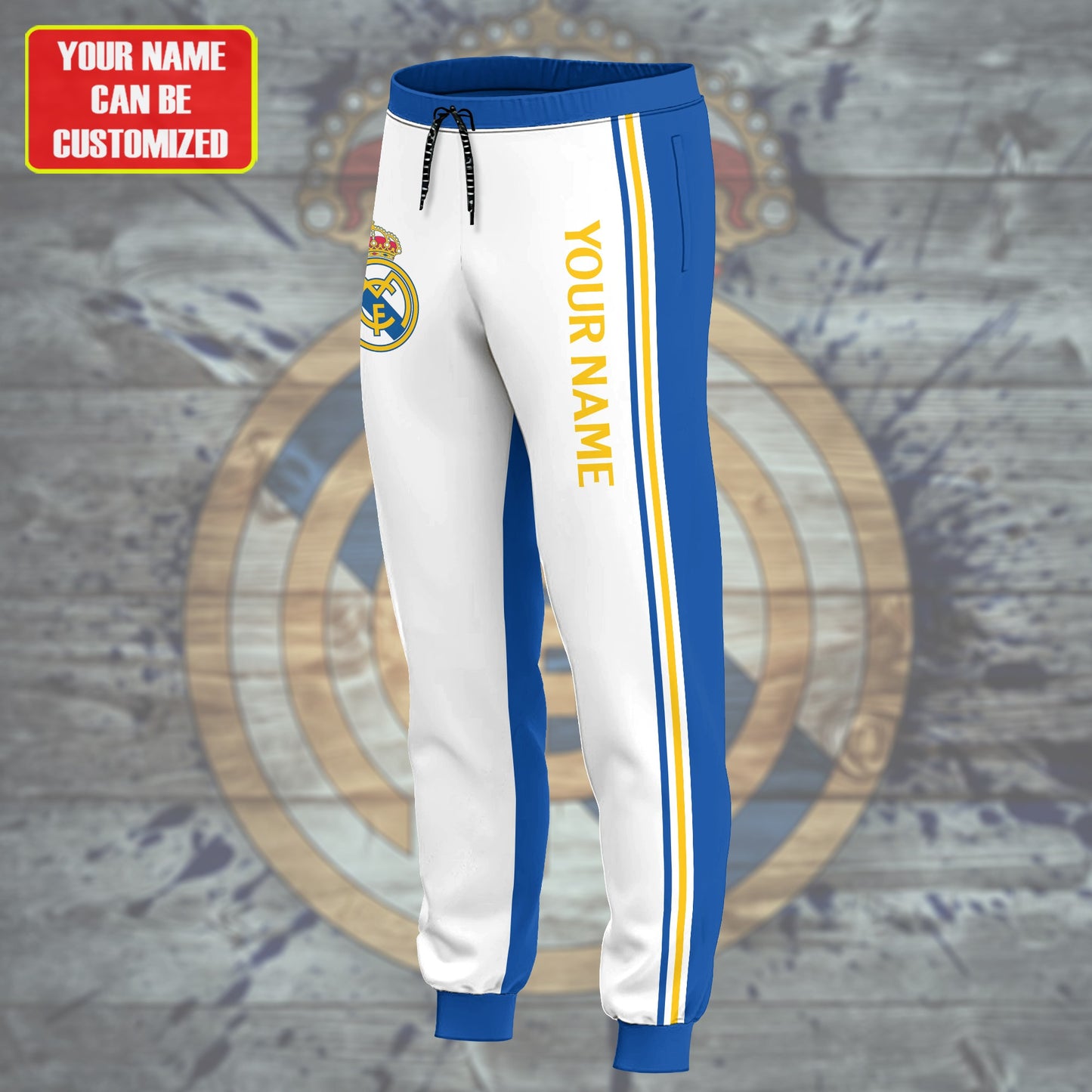 Personalized Real Madrid 3D All over Printed Hoodie and Sweatpants set V10