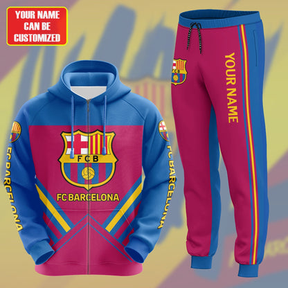Personalized Barcelona 3D All over Printed Hoodie and Sweatpants set V11