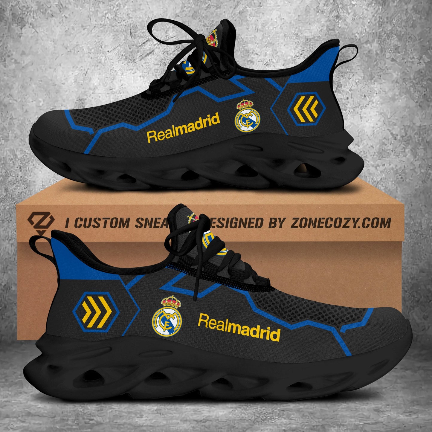Personalized Real Madrid Q12 Chunky Custom Sneaker