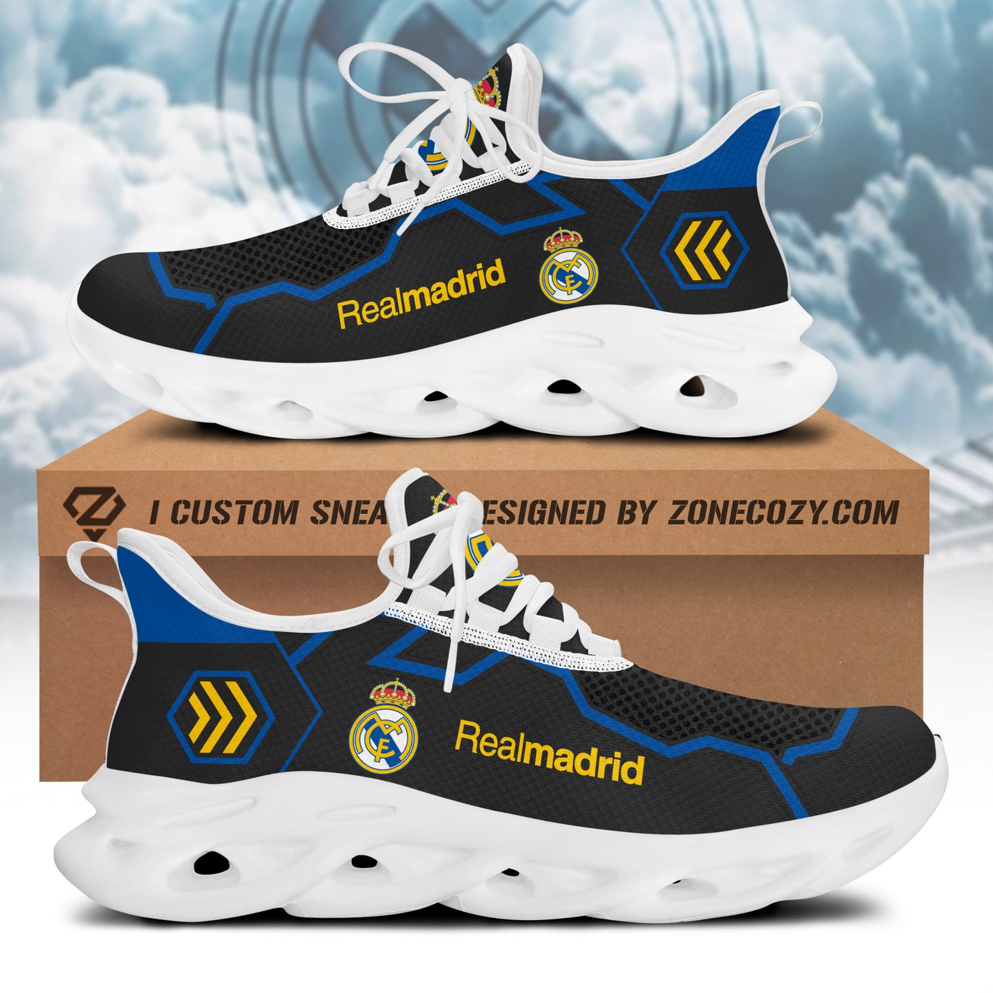 Personalized Real Madrid Q12 Chunky Custom Sneaker