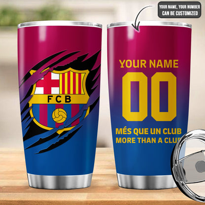 Personalized Barcelona V2 Stainless Tumbler 20oz 30oz Cup