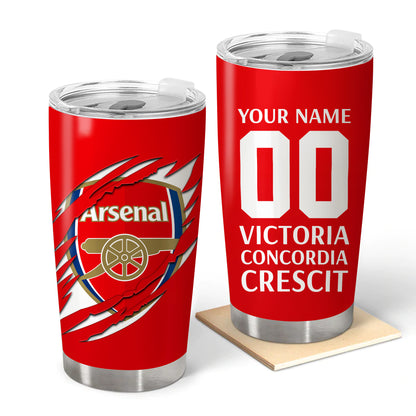 Personalized Arsenal V2 Stainless Tumbler 20oz 30oz Cup