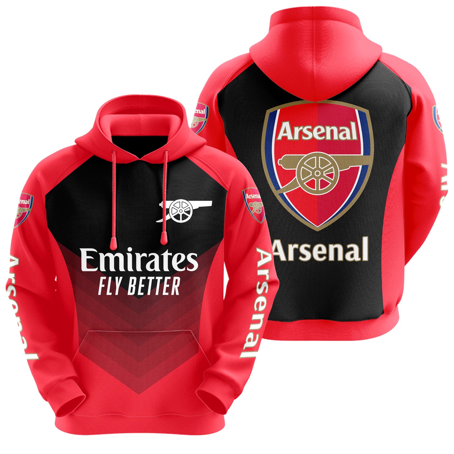 Personalized Arsenal 3D All over Printed Hoodie and Sweatpants set V13