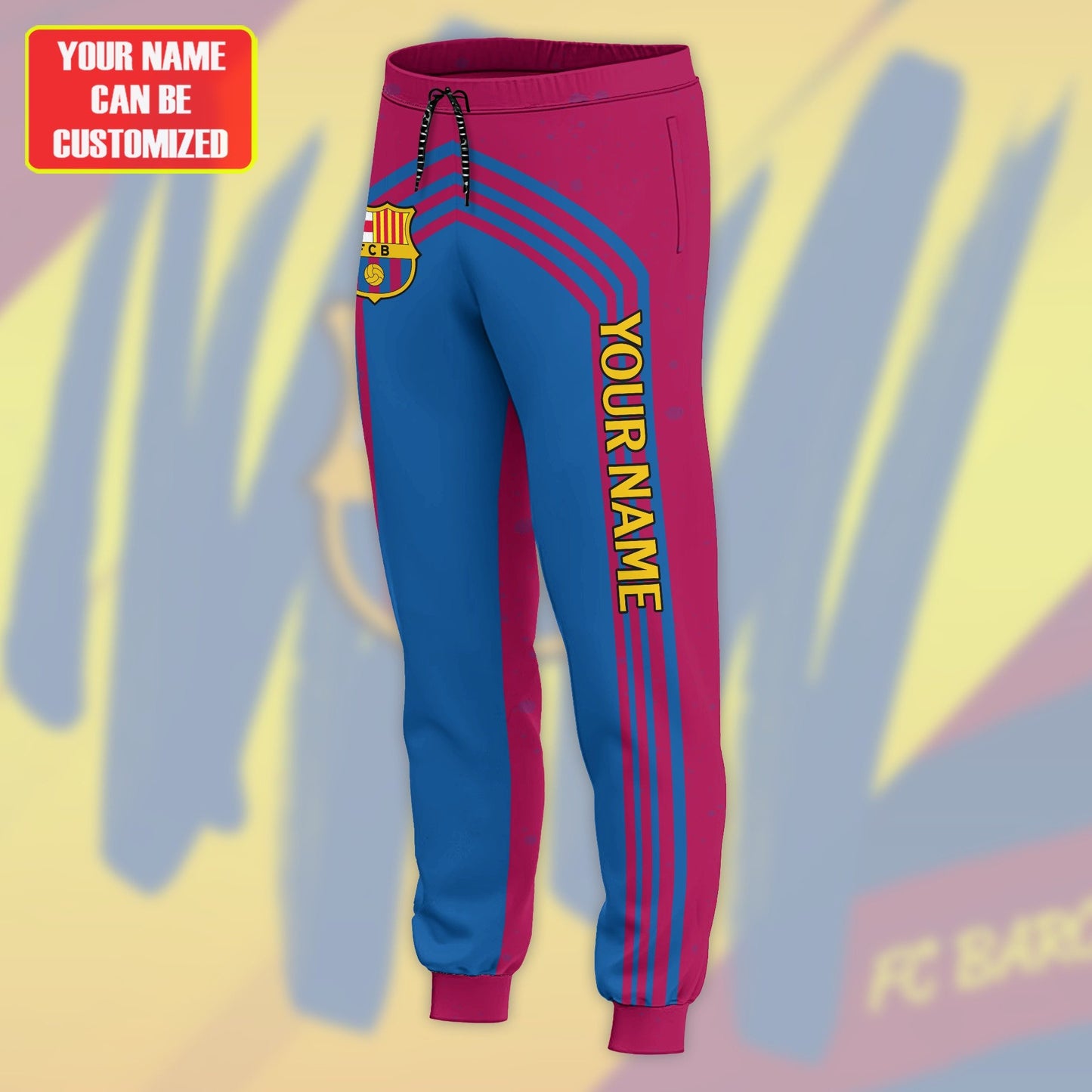 Personalized Barcelona 3D All over Printed Hoodie and Sweatpants set V12