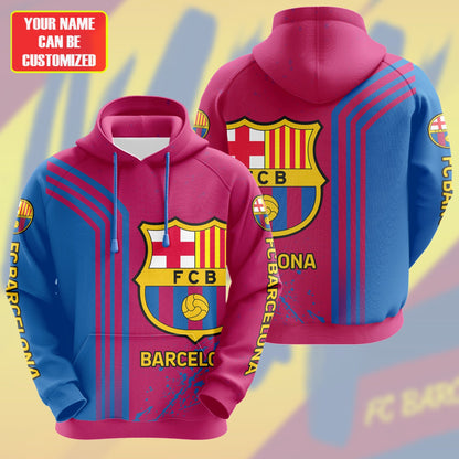 Personalized Barcelona 3D All over Printed Hoodie and Sweatpants set V12