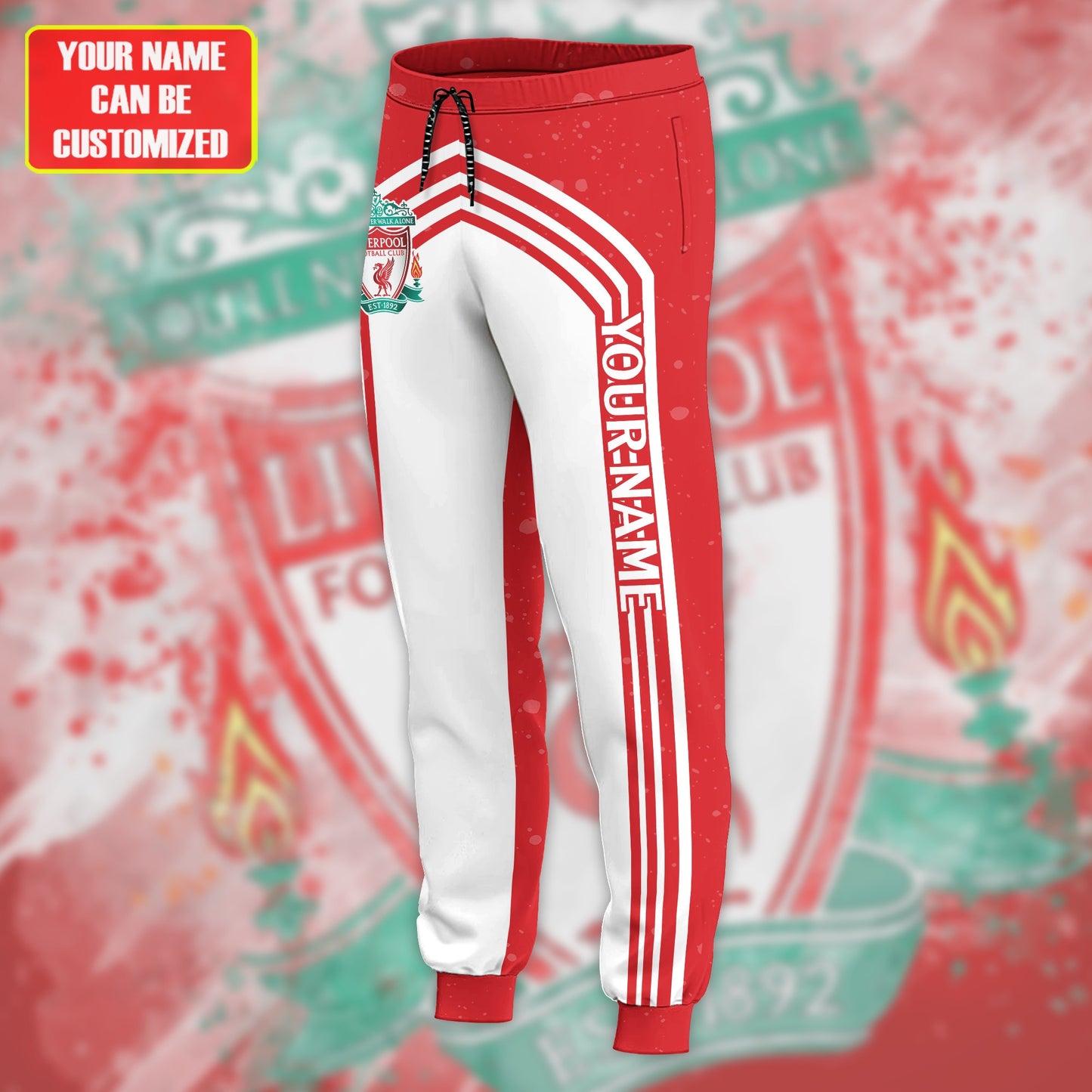 Personalized Liverpool 3D All over Printed Hoodie and Sweatpants set V14