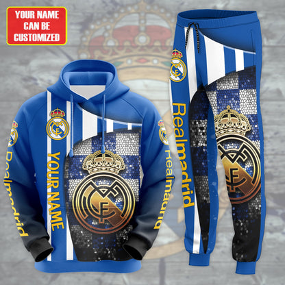 Personalized Real Madrid Q23 3D All over Printed Hoodie and Sweatpants set