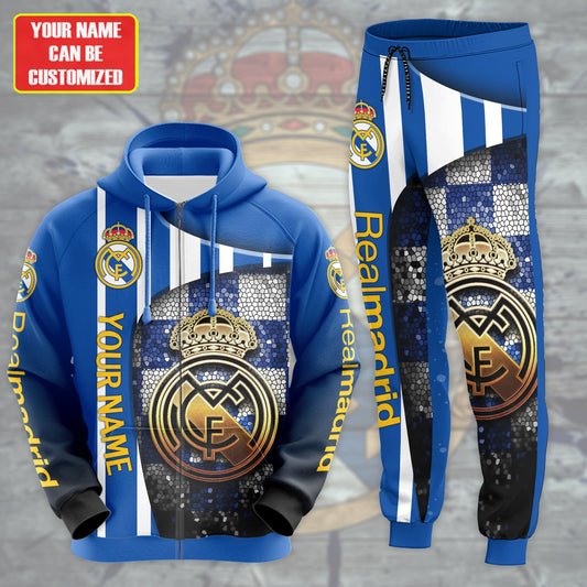 Personalized Real Madrid Q23 3D All over Printed Hoodie and Sweatpants set