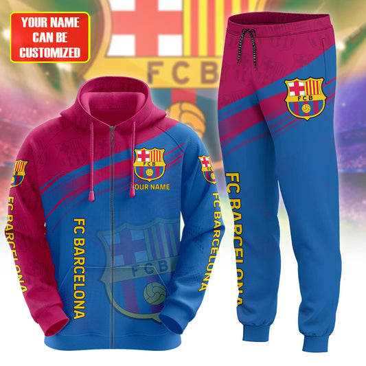 Personalized Barcelona 3D All over Printed Hoodie and Sweatpants set V13