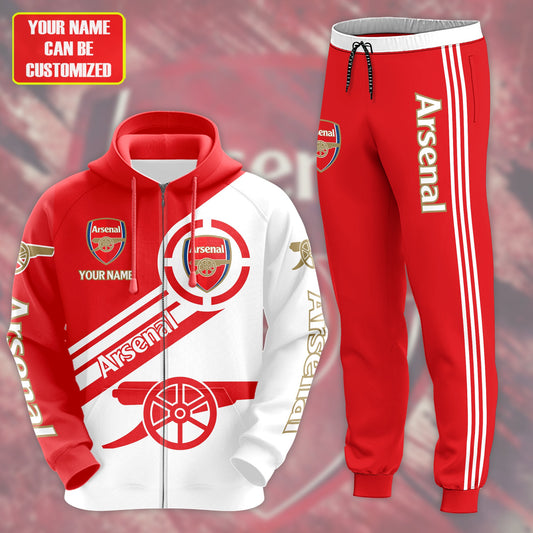 Personalized Arsenal 3D All over Printed Hoodie and Sweatpants set V14
