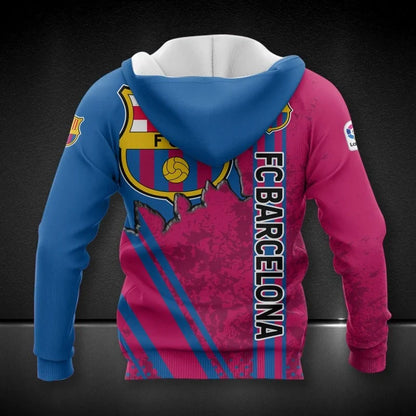 Barcelona Tear 3D All over Printed Hoodie and Sweatpants set
