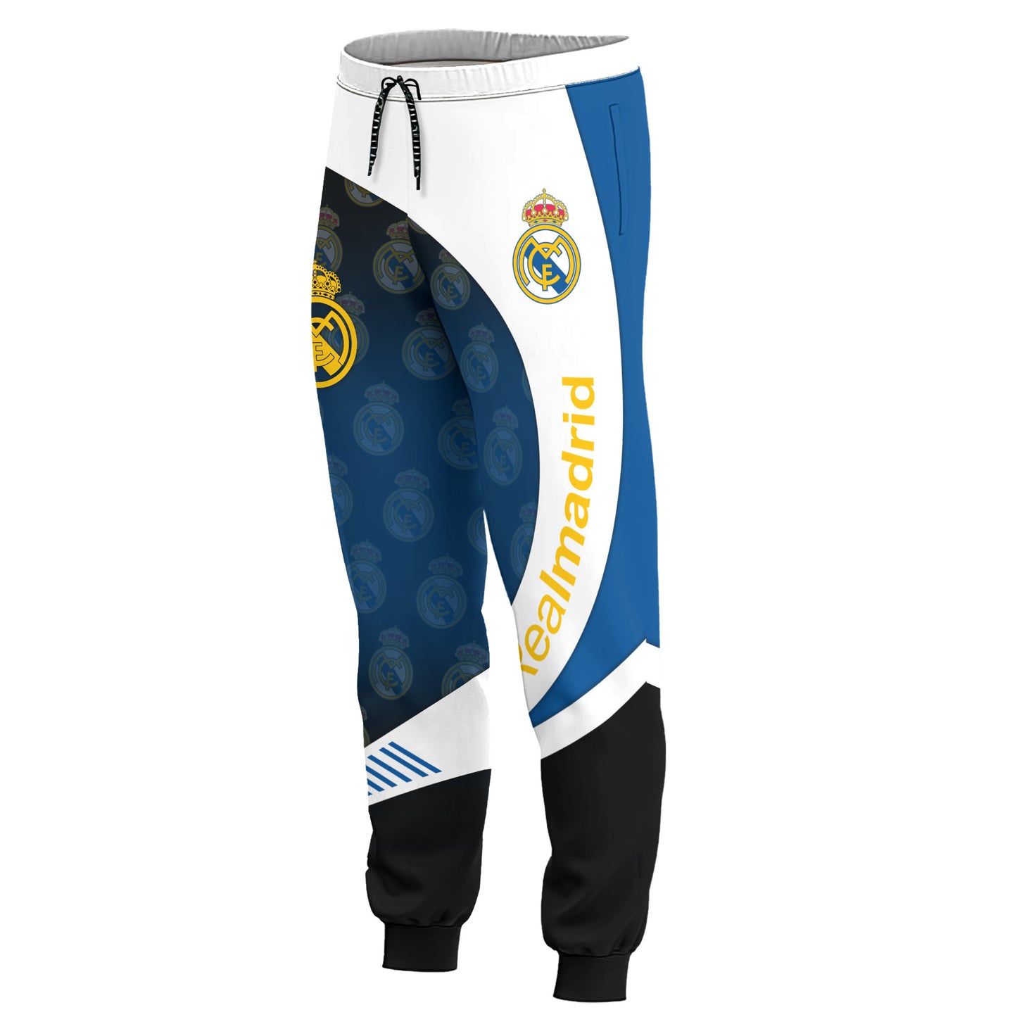 Personalized Real Madrid Q25 3D All over Printed Hoodie and Sweatpants set
