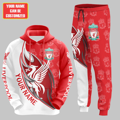 Personalized Liverpool Q10 3D All over Printed Hoodie and Sweatpants set