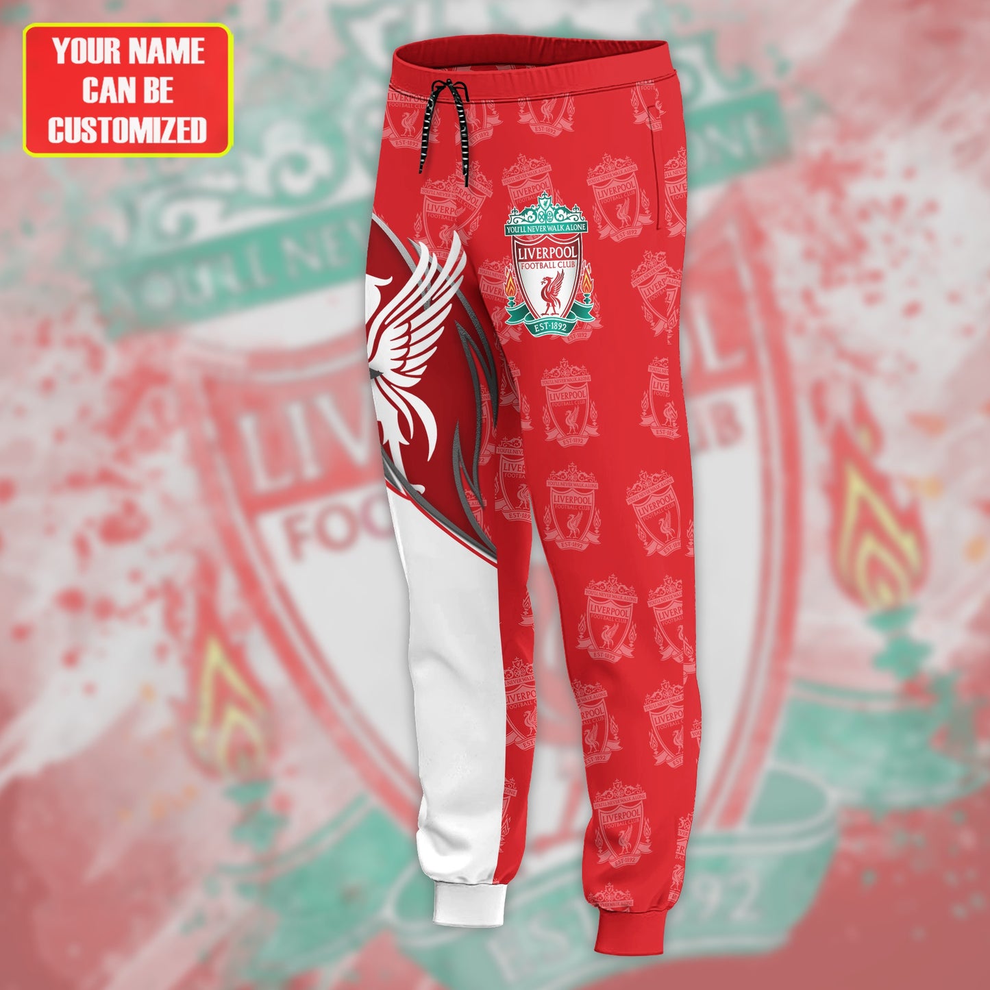 Personalized Liverpool Q10 3D All over Printed Hoodie and Sweatpants set