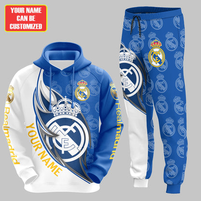 Personalized Real Madrid Q26 3D All over Printed Hoodie and Sweatpants set