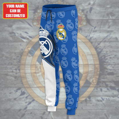 Personalized Real Madrid Q26 3D All over Printed Hoodie and Sweatpants set