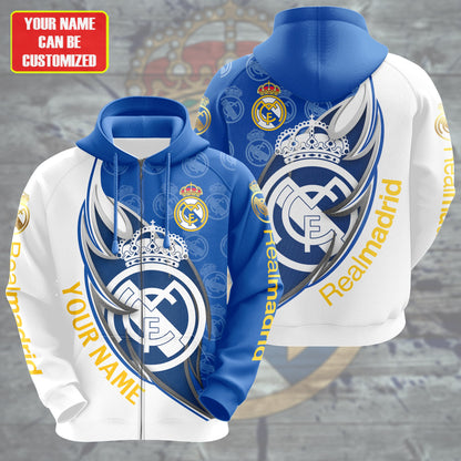 Personalized Real Madrid Q26 3D All over Printed Hoodie and Sweatpants set