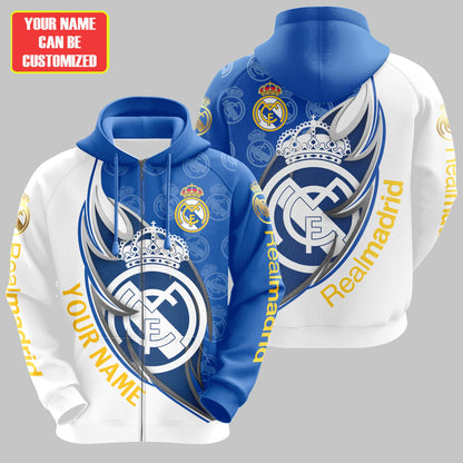 Personalized Real Madrid Q26 3D All over Printed Hoodie and Sweatpants set