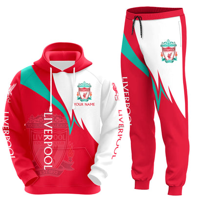 Personalized Liverpool Q11 3D All over Printed Hoodie and Sweatpants set
