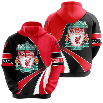 Personalized Liverpool 3D All over Printed Hoodie and Sweatpants set V16