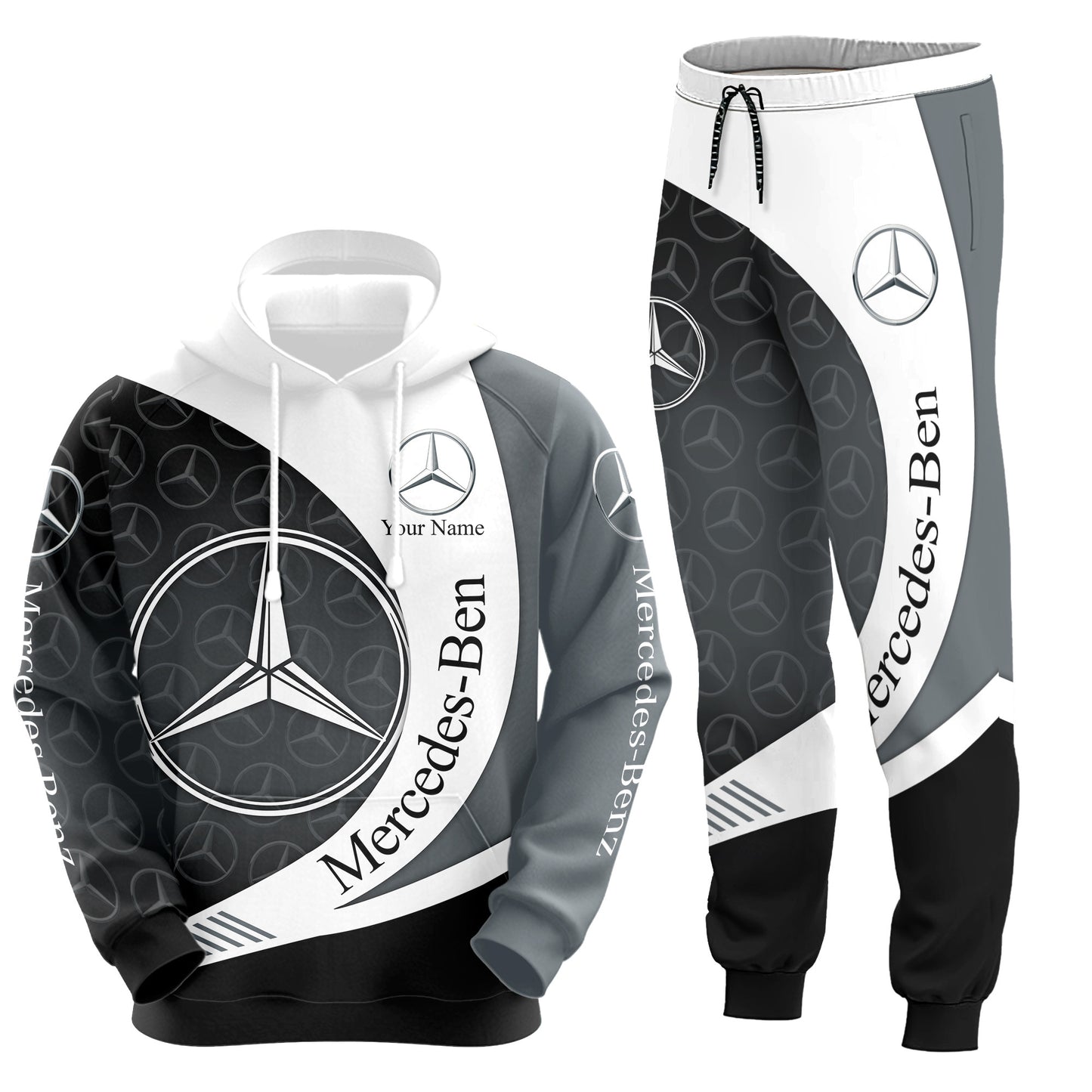 Personalized Merc Q6 3D All over Printed Hoodie and Sweatpants set