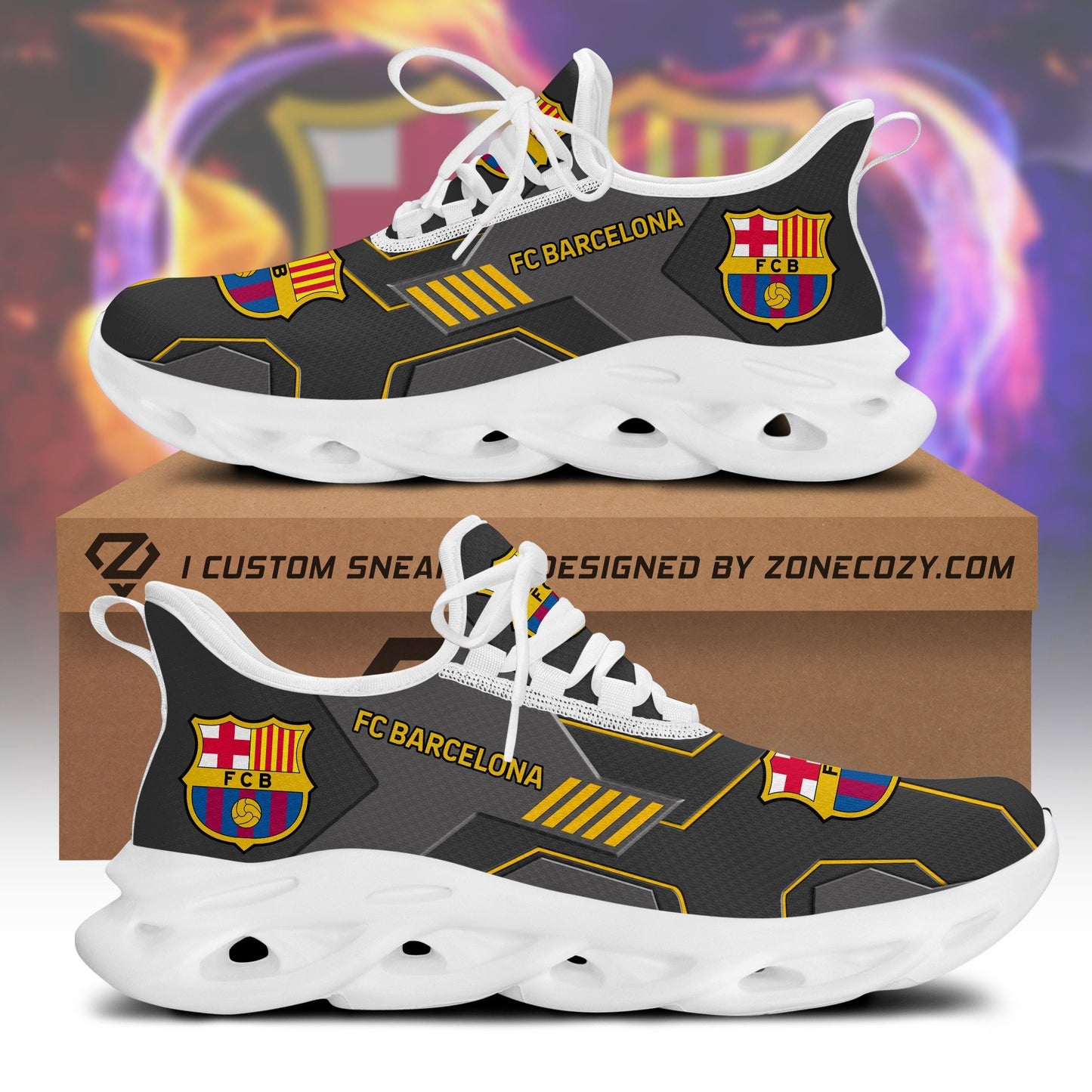 Barcelona V6 Chunky Custom Sneaker