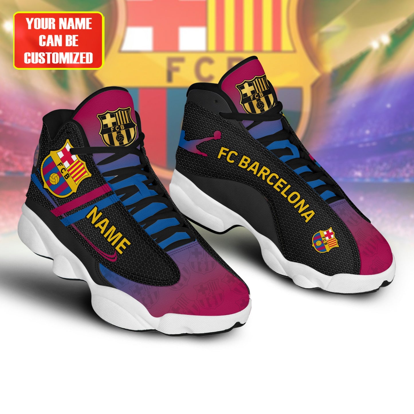Personalized Barcelona FC AJD13 Custom Sneaker