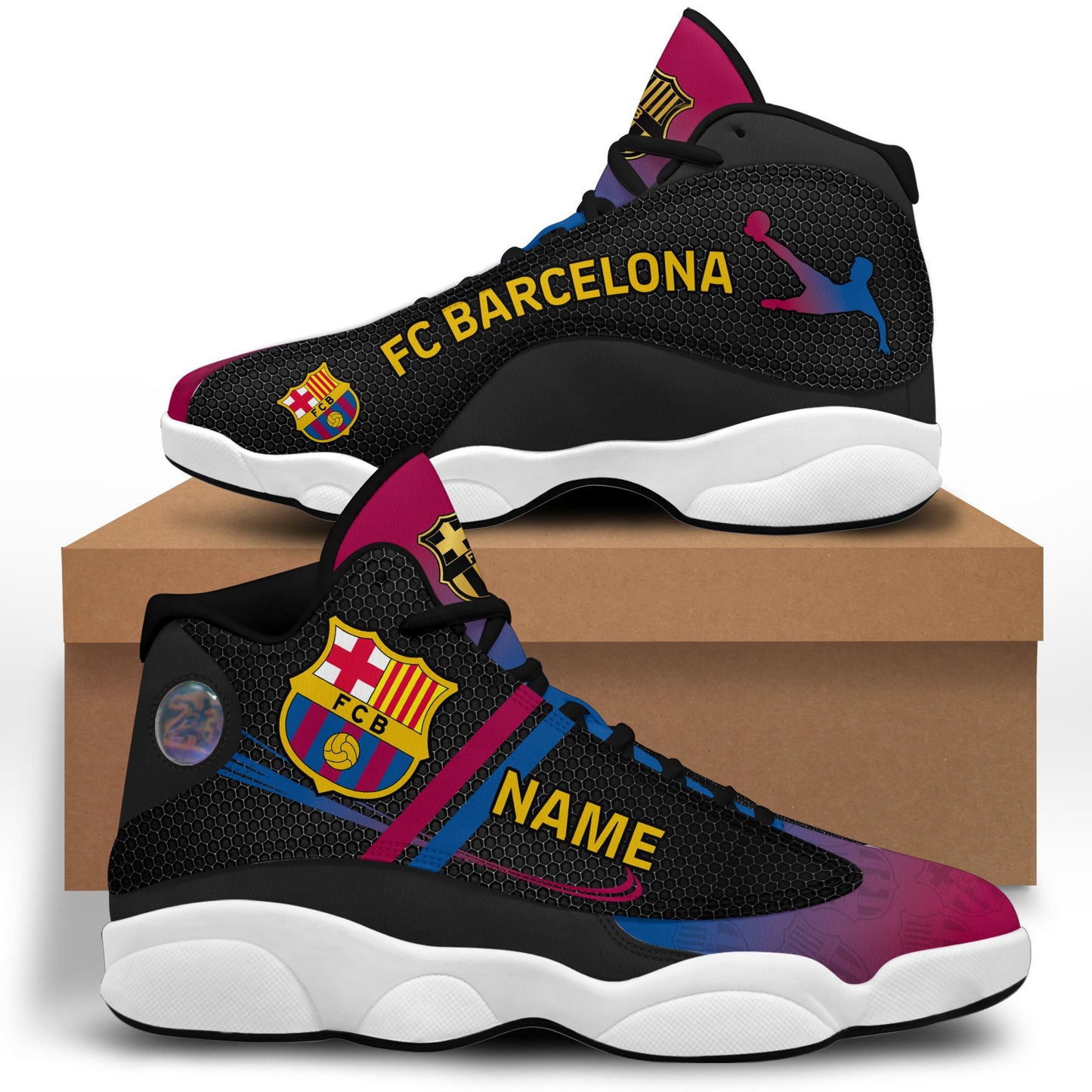 Personalized Barcelona FC AJD13 Custom Sneaker