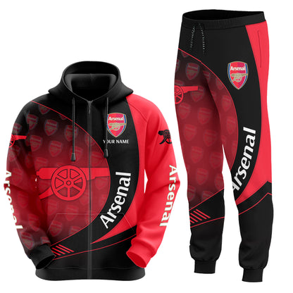 Personalized Arsenal Q5 3D All over Printed Hoodie and Sweatpants set