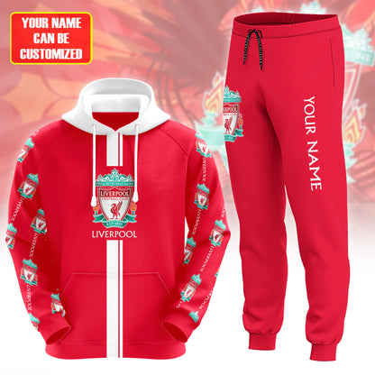 Personalized Liverpool 3D All over Printed Hoodie and Sweatpants set V18