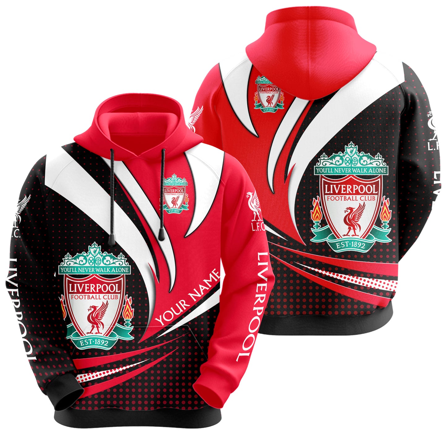 Personalized Liverpool 3D All over Printed Hoodie and Sweatpants set V19