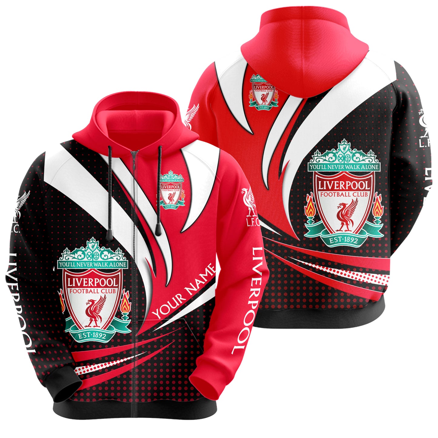 Personalized Liverpool 3D All over Printed Hoodie and Sweatpants set V19
