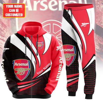 Personalized Arsenal 3D All over Printed Hoodie and Sweatpants set V17