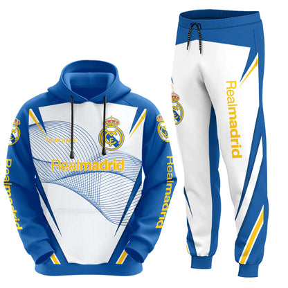 Personalized Real Madrid Q27 3D All over Printed Hoodie and Sweatpants set