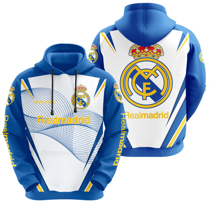 Personalized Real Madrid Q27 3D All over Printed Hoodie and Sweatpants set