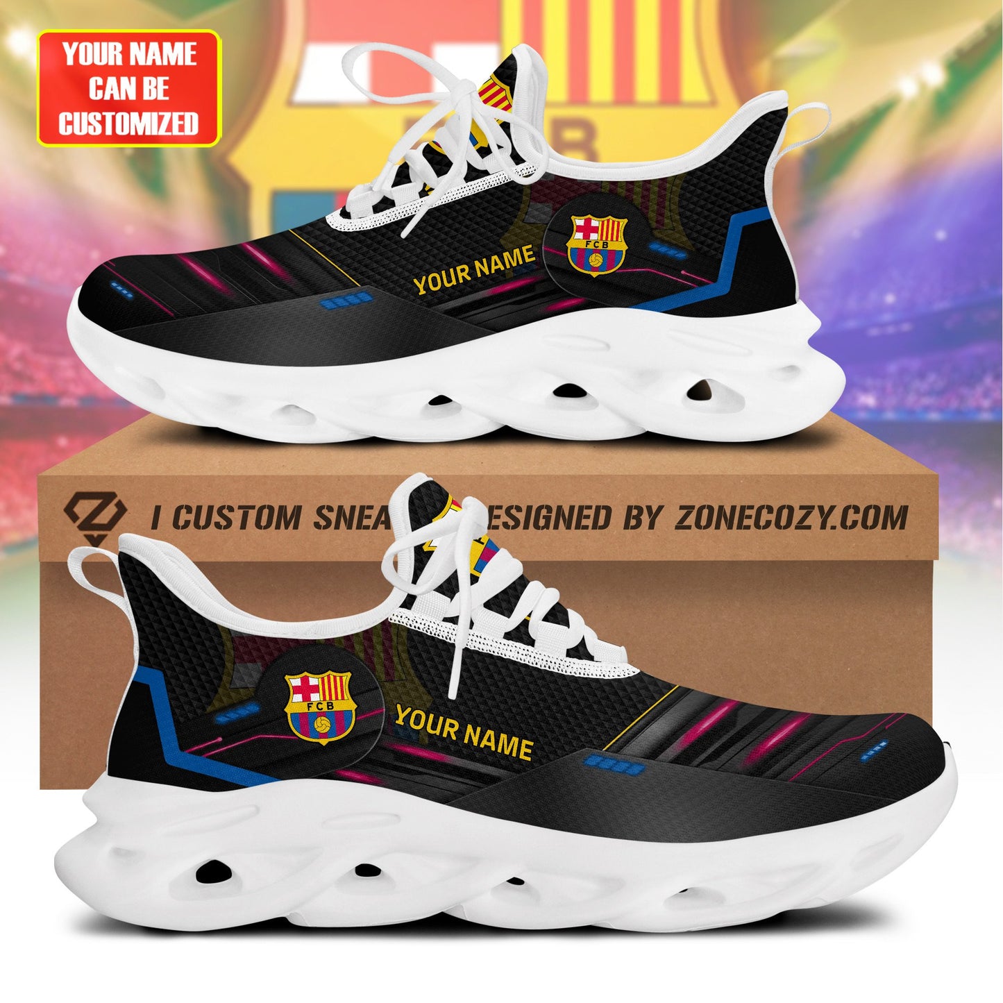 Personalized Barcelona Chunky Custom Sneaker