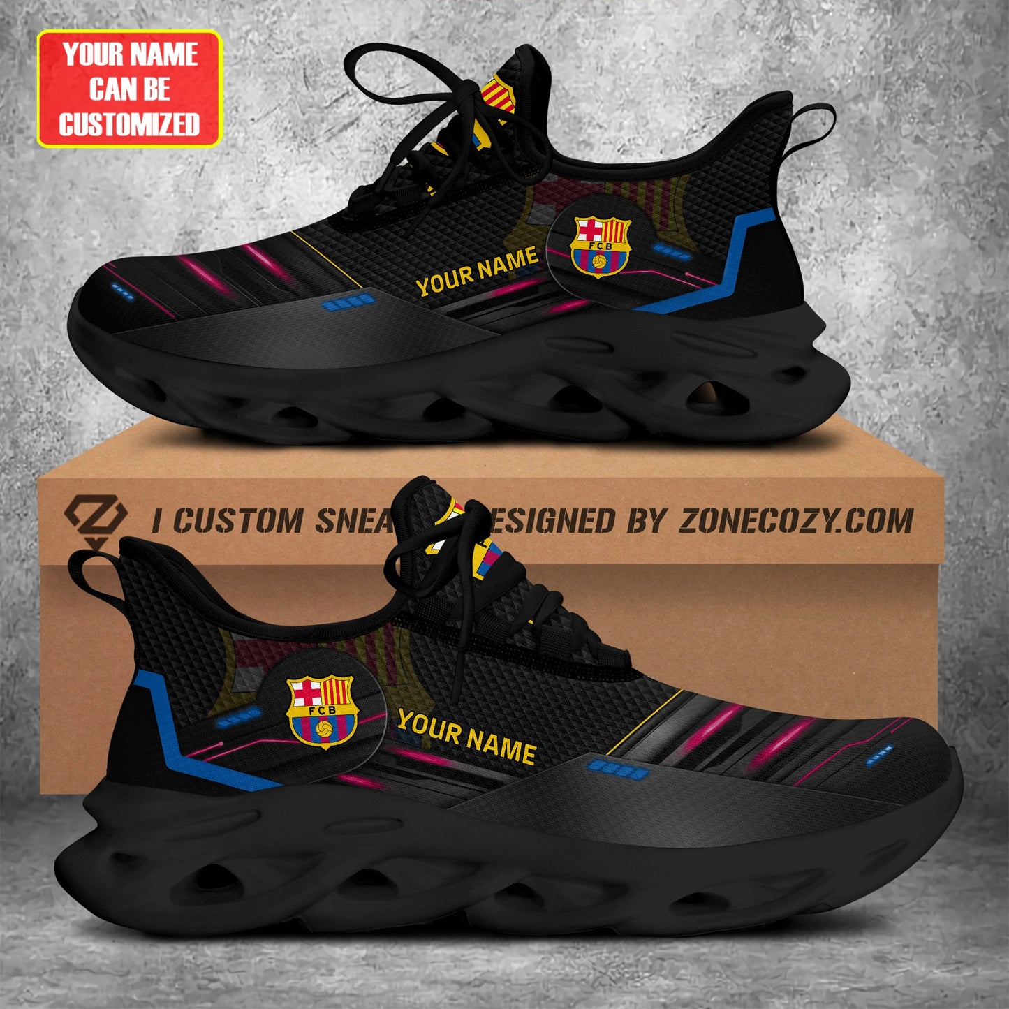 Personalized Barcelona Chunky Custom Sneaker