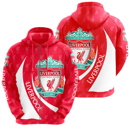 Personalized Liverpool 3D All over Printed Hoodie and Sweatpants set V20