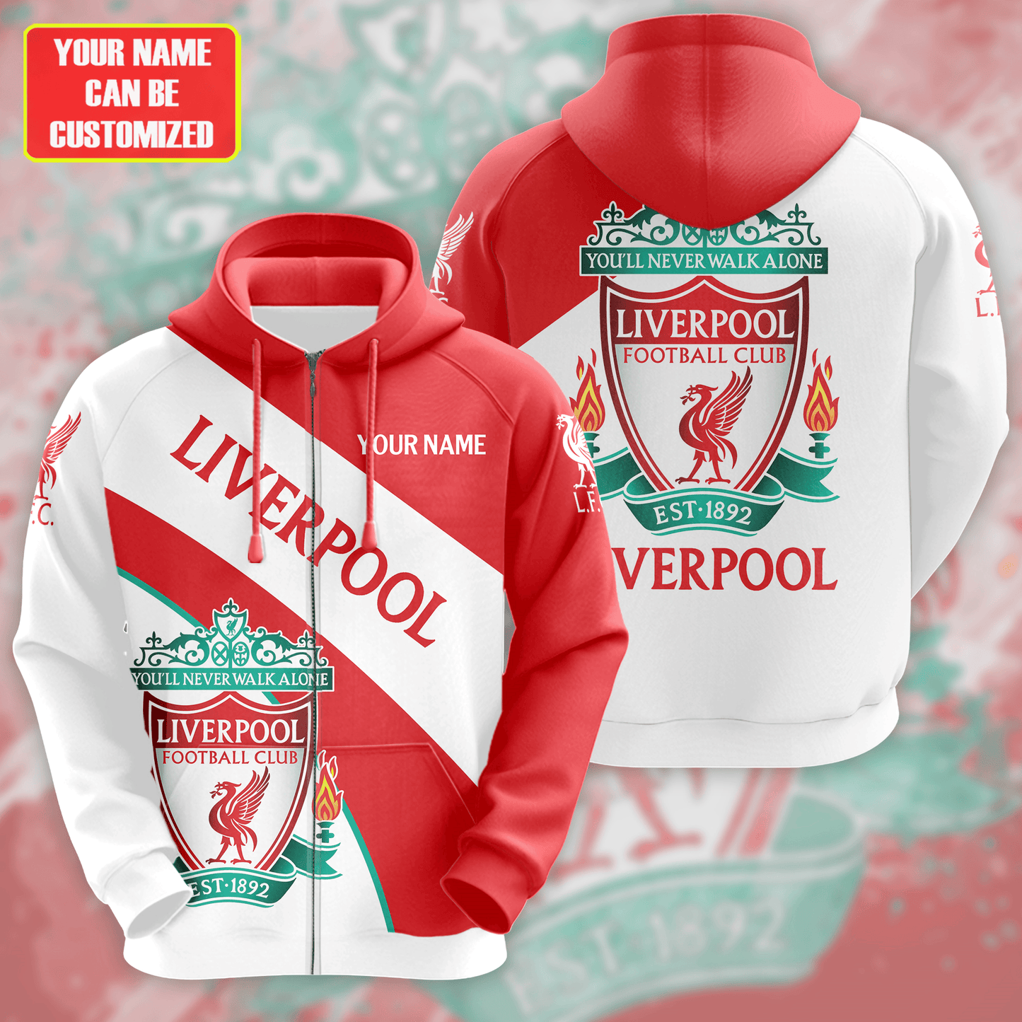 Personalized Liverpool 3D All over Printed Hoodie and Sweatpants set V22