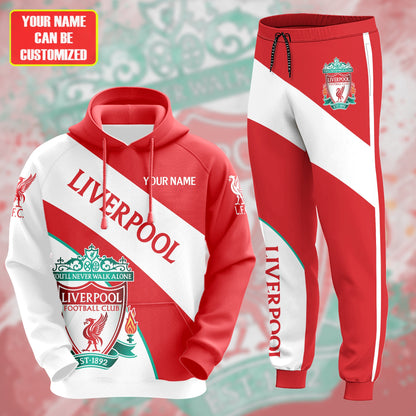 Personalized Liverpool 3D All over Printed Hoodie and Sweatpants set V22