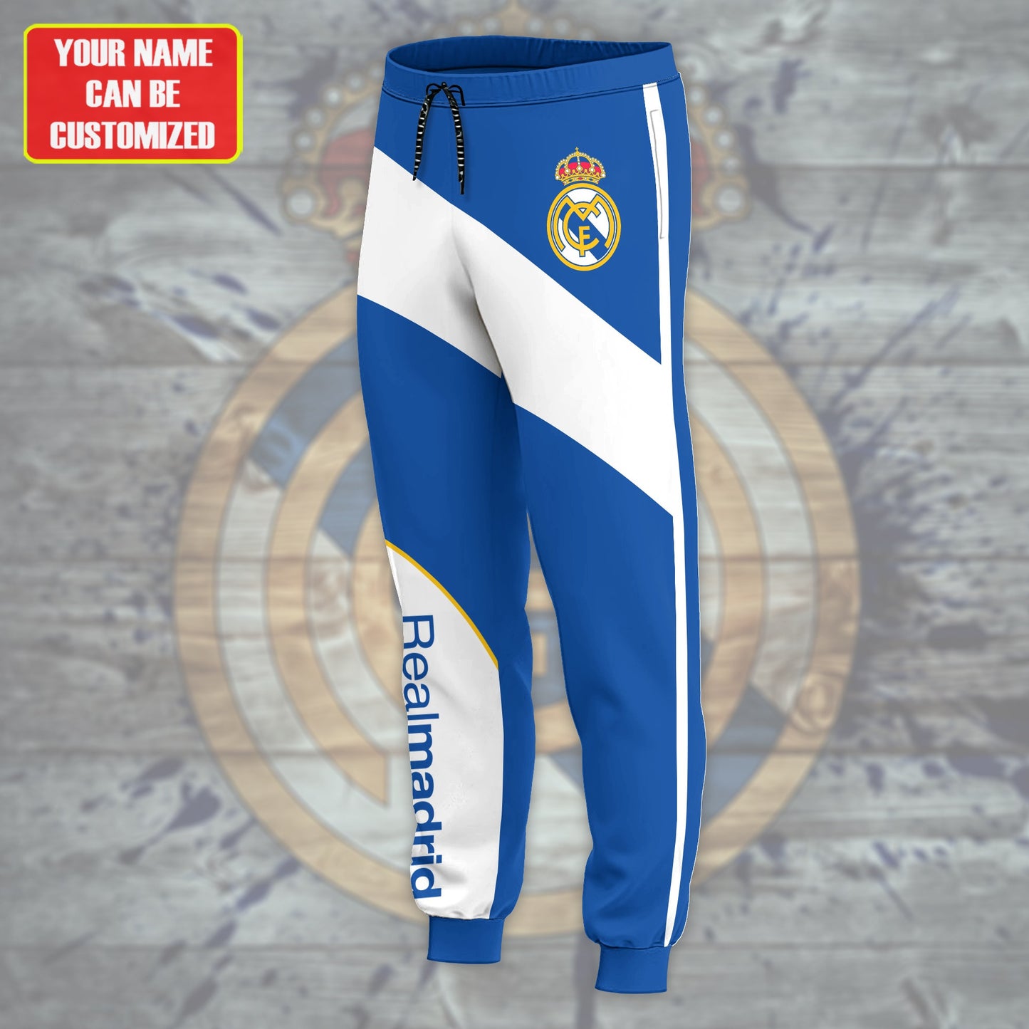 Personalized Real Madrid 3D All over Printed Hoodie and Sweatpants set V14