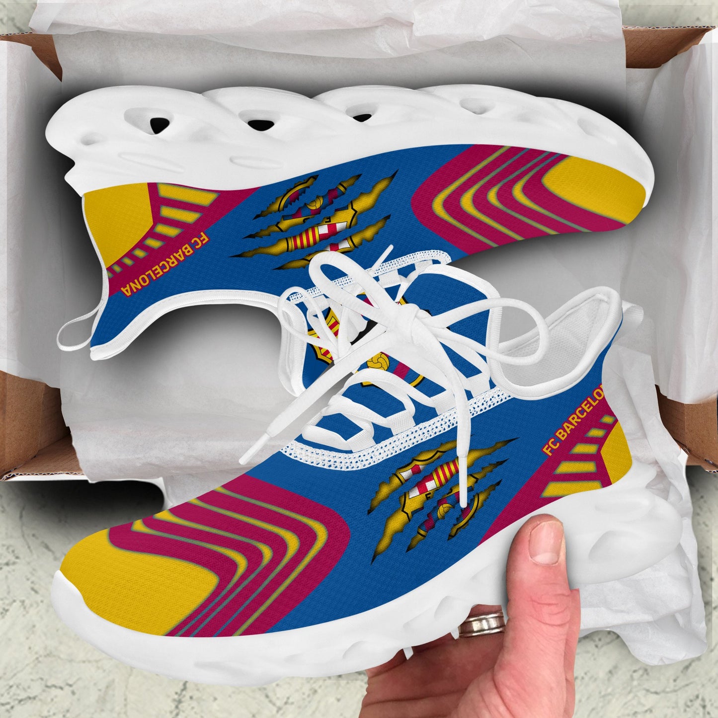 Barça Tear Chunky Custom Sneaker