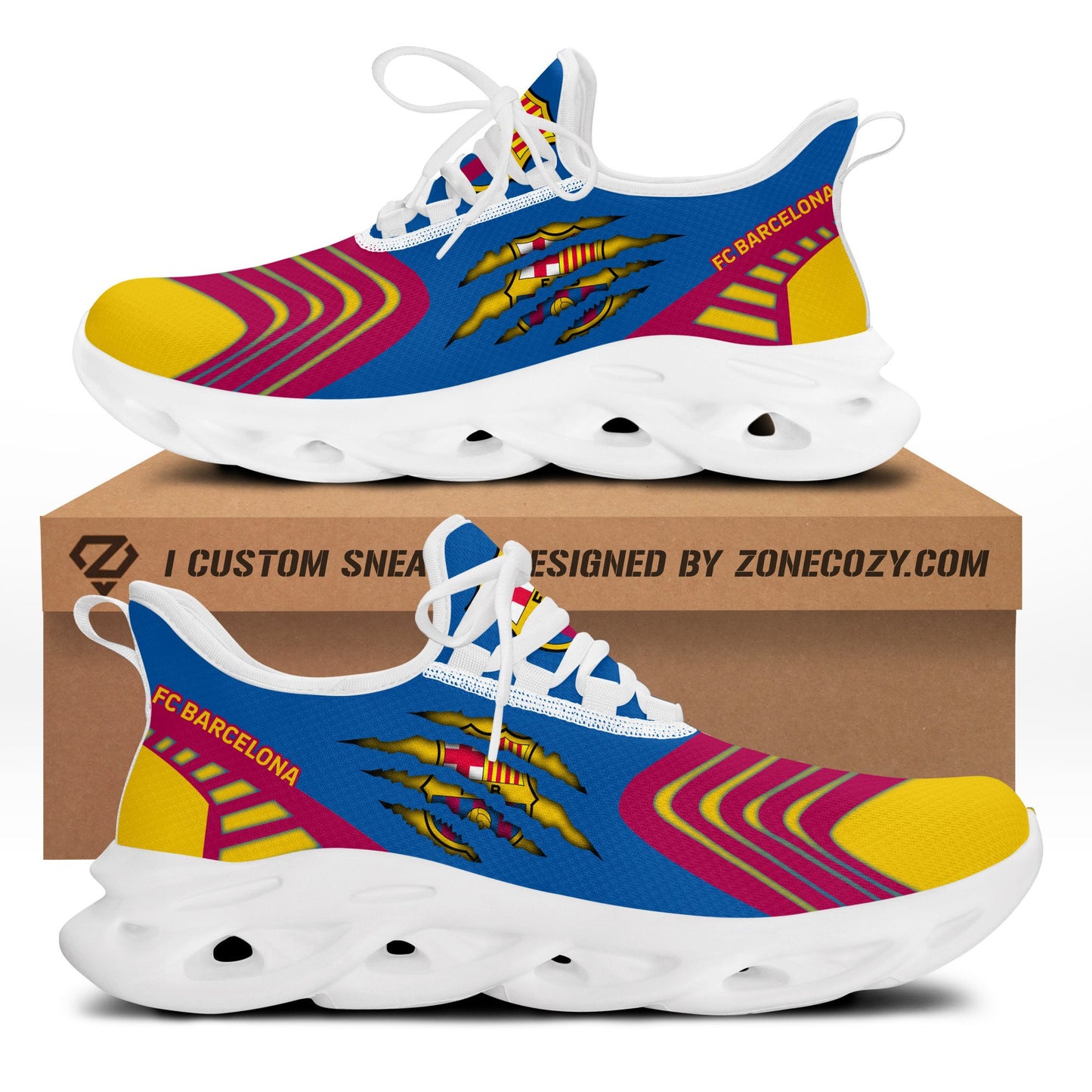 Barça Tear Chunky Custom Sneaker